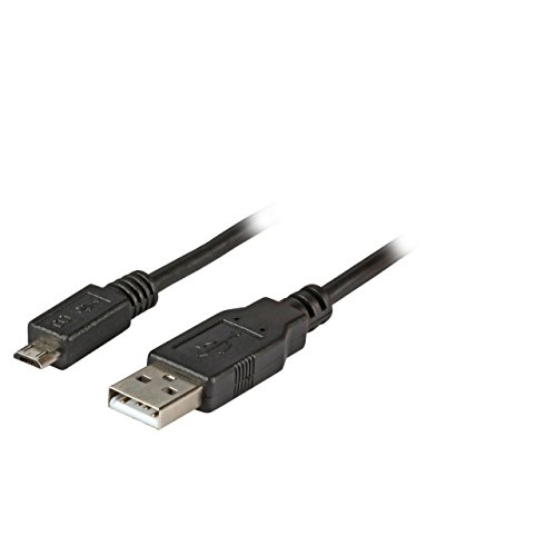 EFB-Elektronik USB2.0 Cable A-Micro-B 5-Pin Male to Male 1.0m Black Classic