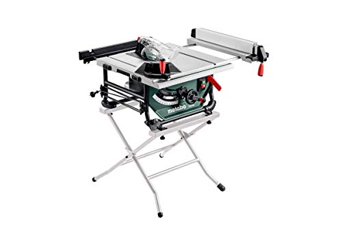 Metabo Tischkreissäge TS 254 M Set (mit Untergestell, 1500 W, Sägeblatt 254x30 mm, Säge klappbar, Tischverlängerung…