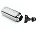 Swig Savvy Sports Water Bottle, Vacuum Insulated Stainless steel, Double Wall, Wide Mouth 2 Leakproof Lid, Travel Thermos - 30oz (Silver)