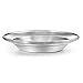 Wealers 8.5 Inch Stainless Steel Round Plate Set for Camping Outdoor with a Mash Carry Bag (Set of 3)