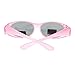 Womens Polarized Fit Over Glasses Sunglasses Oval Rhinestone Frame Pink