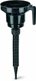 Lumax Black LX-1613 1-1/2 Quart Multi-Purpose Combination Funnel with Flex Spout. Ideal for Auto, Marine, Farm, Fleet uses. Perfect for Any Oil Change, Power Steering