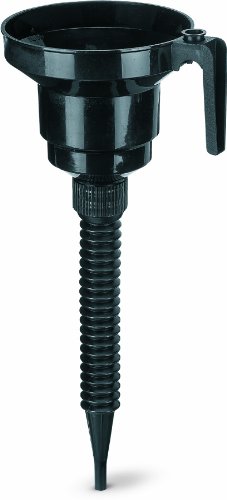 Lumax Black LX-1613 1-1/2 Quart Multi-Purpose Combination Funnel with Flex Spout. Ideal for Auto, Marine, Farm, Fleet uses. Perfect for Any Oil Change, Power Steering