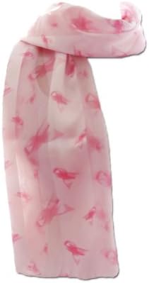 New Company Womens Breast Cancer Awareness Pink Ribbon Scarf Ð Pink Ð One Size