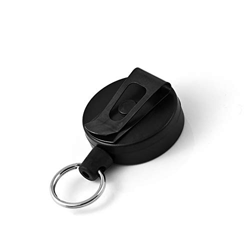 KEYBAK MID6 Retractable Belt Key Holder with 36" Retractable Cord, 6
