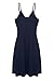 Ekouaer Womens Langerie Sleep Gown Nightshirt,Viscose-navy,X-Large