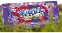 Stonyfield Farm YoKid Organic Cherry and Berry Yogurt Squeezer, 2 Ounce - 8 per pack -- 8 packs per case.