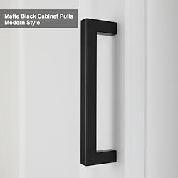 Goldenwarm 30 Pack Black Square Bar Cabinet Pull