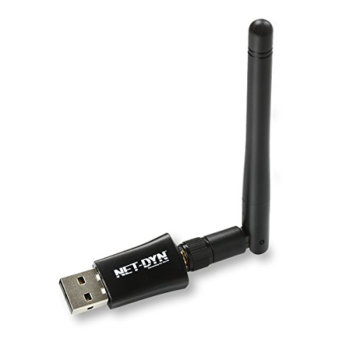 USB Wireless WiFi Adapter Dual Band, AC600, 150Mbps on The 2.4GHz Band + 433Mbps on The 5GHz, Top Dual Band Antenna Model, by NET-DYN, Voted Best Rated Brand for USB WiFi Adapters on Amazon Price