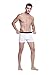 CYZ Men's 5-Pack Comfortable Cotton Boxer Brief-White-L
