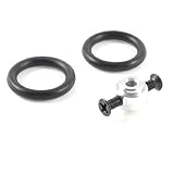 3.17mm Hole Dia RC Propeller Prop Saver Adapter w Black Rubber O Ring 20mm x 3mm