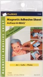Bulk Buy: Magnum Magnetics Corp Pro Mag Magnetic Adhesive Sheet 5"X8" 2/Pkg (6-Pack)