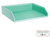 Martha Stewart Home Office™ with Avery™ Stack+Fit™ Shagreen Stackable Inbox, Blue