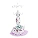 Mermaid Lady Mannequin Jewelery Display Tree Stand Holder Bow w/Floral Print