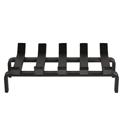 SteelFreak Heavy Duty 13 x 10 Inch Steel Grate for Wood Stove & Fireplace - Made in The USA (Renewed)