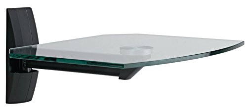 OmniMount ECSB Component Shelf Wall Shelf for TVs and Video Accessories, Black