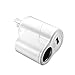 AOKII Ac to Dc Converter,110~220V Mains to 12V Car Cigarette Lighter Socket Power Adapter Charger,Household Cigarette Lighter,With USB 2.0 interface … (white)
