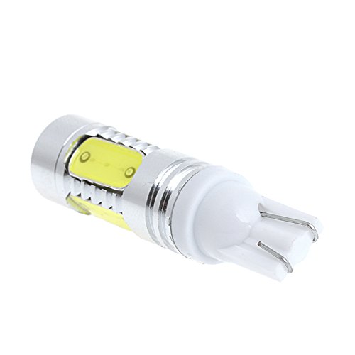 NNDA CO 1Pc T10 7.5W W5W 5 SMD COB LED Car Lamp Signal Light Width License Plate Bulb