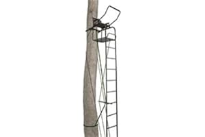 PRIMAL TREESTANDS Primal Tree Stands Single Vantage Deluxe 17' Ladder Tree Stand with Jaw and Truss Stabilizer System
