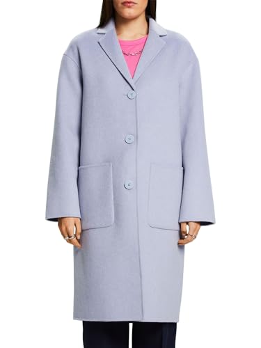 ESPRIT 014ee1g391 Jacket, 445/Light Blue Lav, M Femme