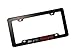 Black License Plate Tag Frame with Red Black 5.0L Coyote V8 Ford Mustang GT Coyote Engine Emblem Badge Nameplate V8 09 10 11 12 2009 2010 2011 2012