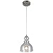 Westinghouse Lighting 6100700 One-Light Indoor Mini Pendant, Brushed Nickel Finish with Clear Seeded Glass primary