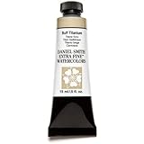DANIEL SMITH 284600009 Extra Fine Watercolor 15ml Paint Tube, Buff Titanium