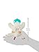 Mary Meyer Gift Boxed WubbaNub Soft Toy and Infant Pacifier, Oatmeal Bunny