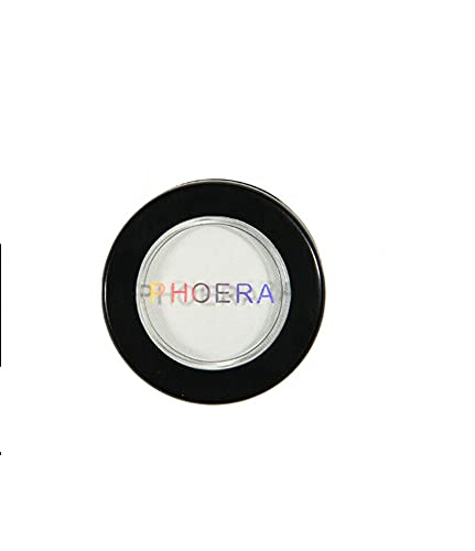 AQUAPURITY - PHOERA Matte Eyeshadow velvet matte palette Waterproof Long Lasting in 12 striking shades creme-powder formula easy to blend and build Cruelty free Vegan (201 WHITE)