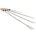 Marshmallow Roasting Smores Sticks,32-inch Extendable Sturdy Stainless Steel Roasting Forks for BBQ,Campfire,Hot Dog,Telescoping Camping Accessories Stove Fork,Safe for Kids,4 Sticks with Storage Bag