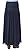 Baby'O Women's Original BIZ Style Ankle Length Long Denim Skirt