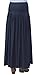 Baby'O Women's Original BIZ Style Ankle Length Long Denim Skirt