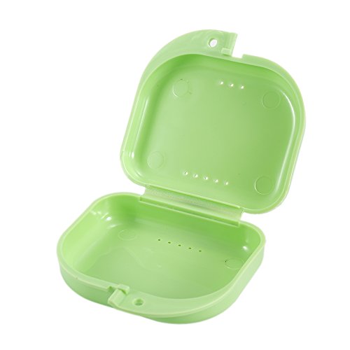 SUNTRADE Teeth Retainer Case Mouth Guard Container Denture Storage Case,Set of 5 - Thumbnail 4