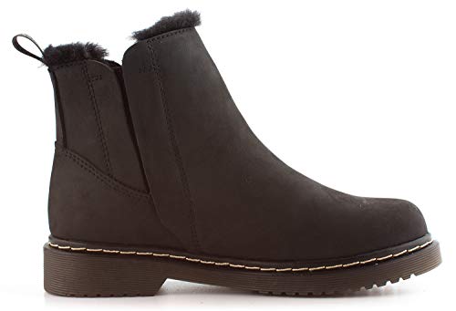 Parfeying-Womens-Jacline-Waterproof-Leather-Merino-Wool-Lining-Chelsea-Snow-Boot
