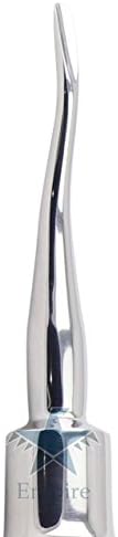 French Steel #77R Angled, Serrated Root Elevator, (EM0016) Dental Surgical Instrument CE FDA (Rust Free)