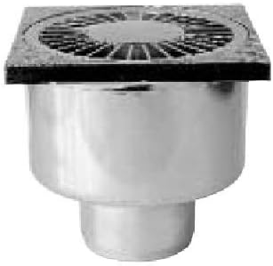 Upmann Floor Drain Universal Chrome with Odour Trap Abs Plastic, 150x150