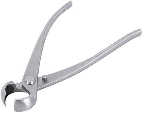 HERCHR Bonsai Cutter, Branch Cutter Tool Stainless Steel Concave Knob Branch Cutter Round Edge Gardening Cutting Plier Bonsai Tools, 7Inch