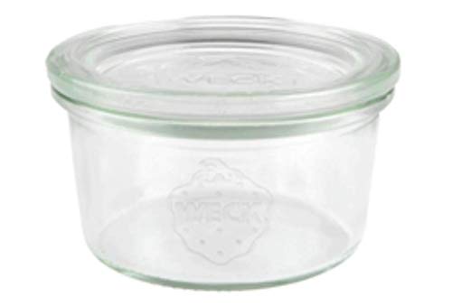 SET OF TWELVE Small 165ml Weck Jars. German Made Classic Design. Model 976