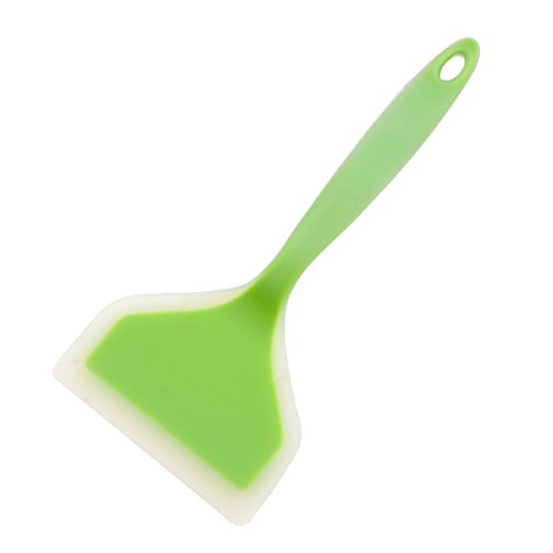 OUBORUI Silicone Non-stick Wide Spatula For Turning Meat Pancakes Omelette And Tamagoyaki