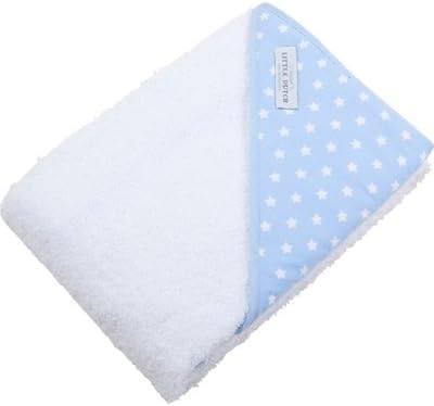 Little Dutch Hooded Towel (Light Blue Star)