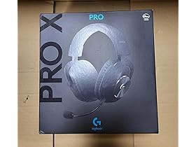 Photo 1 of Logitech G PRO X Gaming Headset (2nd Generation) with Blue Voice, DTS Headphone 7.1 and 50 mm PRO-G Drivers, for PC, Xbox One, Xbox Series X|S,PS5,PS4, Nintendo Switch, Black (Renewed)