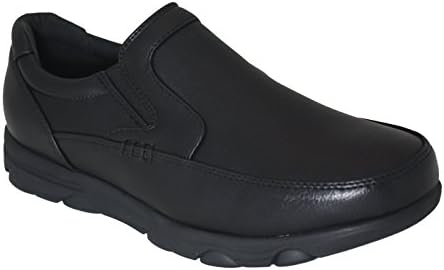 Gelato 8551 Moc Toe Lace up Slip & Oil Resistant Men's Comfort Work Shoe with Water & Stain Resistant Upper