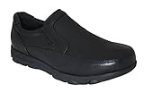 Gelato Moc-Toe Slip Resistant Men's Comfort Work Shoe with Water & Stain Resistant Upper
