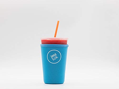 image for JAVA SOK Reusable Iced Coffee Sleeve - Cup Insulator Sleeve for Cold B