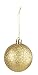 Gold Christmas Ornament Balls, Matte, Glitter, and Textured Ornaments Set (1.5 In, 48 Pack)