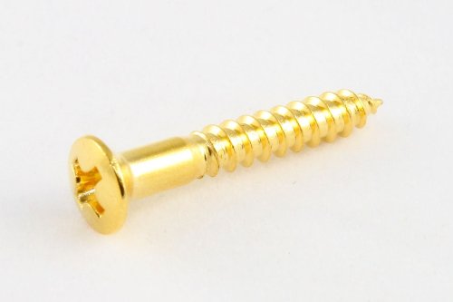 4 Strap Button Screws Phillips Head Gold Allparts GS-0003-002