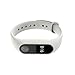 PINHEN Band Compatible with Xiaomi Mi Band 2 - Replacement Soft Sport Wristband Strap Bracelet Compatible with Xiaomi Mi Band 2 Smart Watch (Silicone White)