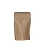 AwePackage Heavy Duty Kraft Paper Self Standing Resealable Zipper Pouch Bags (1 oz- 16 oz) - FDA and USDA Compliant (100, 1 Oz)
