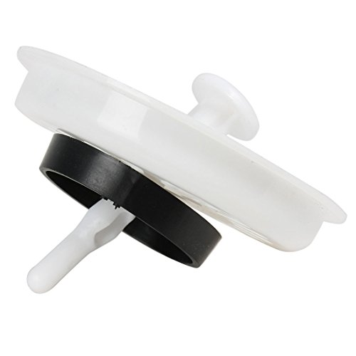 uxcell Plastic Removable Basin Sink Strainer Basket 73mm Dia Drain White