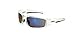 Uvex by Honeywell Hypershock Safety Glasses, Clear Frame with Blue Mirror Lens & Anti-Scratch Hardcoat (S2975) primary